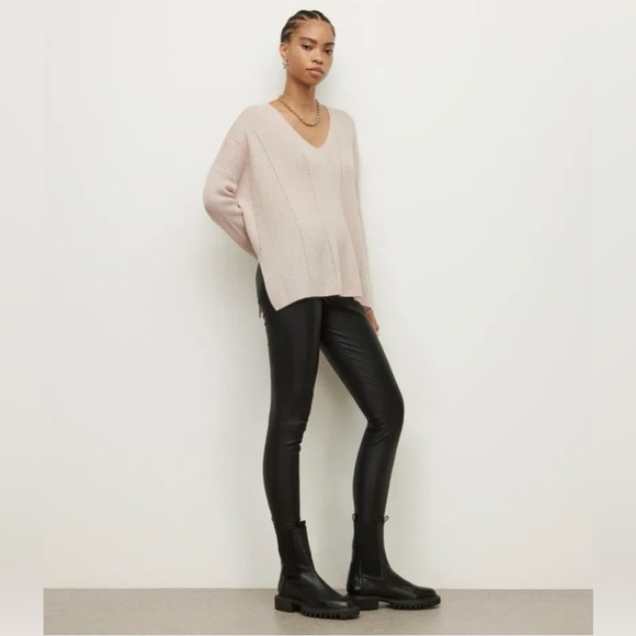 NWT ALLSAINTS Rhoda V-Neck Jumper - Picture 6 of 12
